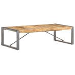 vidaXL Salontafel 140x70x40 cm ruw mangohout, Huis en Inrichting, Tafels | Salontafels, Verzenden, Nieuw