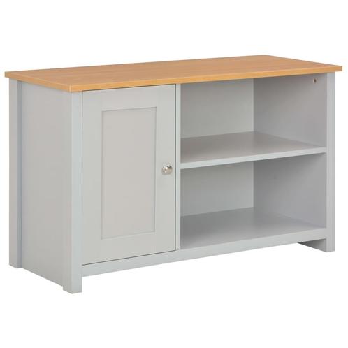 vidaXL Tv-meubel 95x39x58 cm grijs, Huis en Inrichting, Kasten |Televisiemeubels, Nieuw, Verzenden