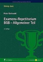 Examens-Repetitorium BGB-Allgemeiner Teil (Unirep Jura) ..., Gelezen, Gottwald, Peter, Verzenden