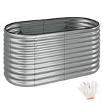tectake Hoge plantenbak Flormma, 804l, verzinkt, 160x80x80cm, Tuin en Terras, Verzenden, Nieuw