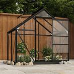 vidaXL Kweekkas 155x103x191 cm aluminium en glas, Tuin en Terras, Kassen, Verzenden, Nieuw