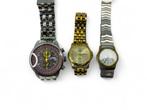 Veiling - Partij van 3 Horloges | Ongecontroleerd | K-Swiss, Handtassen en Accessoires
