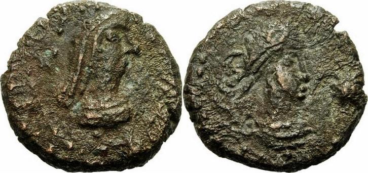 326-327 Rheskuporis Koenigreich Bosporus Constantinus I Æ.., Postzegels en Munten, Munten en Bankbiljetten | Verzamelingen, Verzenden