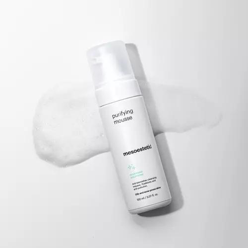 Mesoestetic Purifying Mousse (Reiniging), Handtassen en Accessoires, Uiterlijk | Gezichtsverzorging, Nieuw, Verzenden