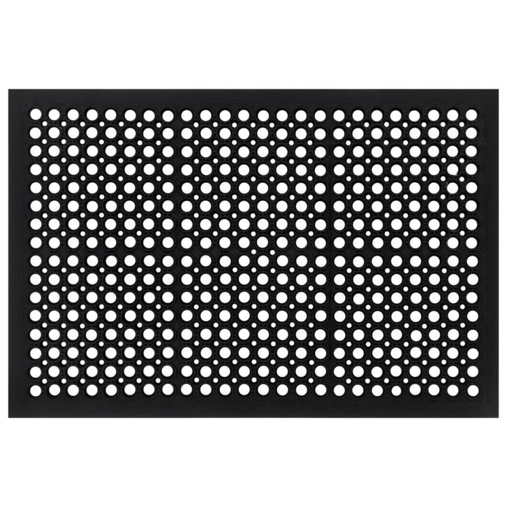 vidaXL Deurmat rechthoekig 60x90 cm rubber, Tuin en Terras, Deurmatten, Nieuw, Verzenden