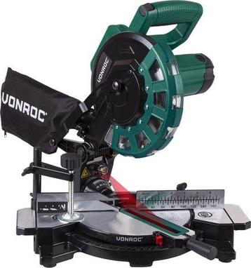 VONROC Afkortzaag – Elektrisch, Met Laser & Ø216 mm Zaagblad beschikbaar voor biedingen