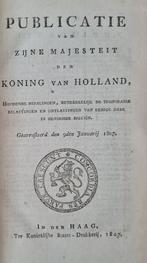 Zijne majesteit de koning van Holland [Lodewijk Napoleon] -