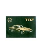 1980 TRIUMPH TR7 INSTRUCTIEBOEKJE ENGELS, Autos : Divers, Modes d'emploi & Notices d'utilisation, Ophalen of Verzenden