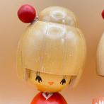 Set van 2 creatieve Kokeshi-poppen – Ishida Waichi
