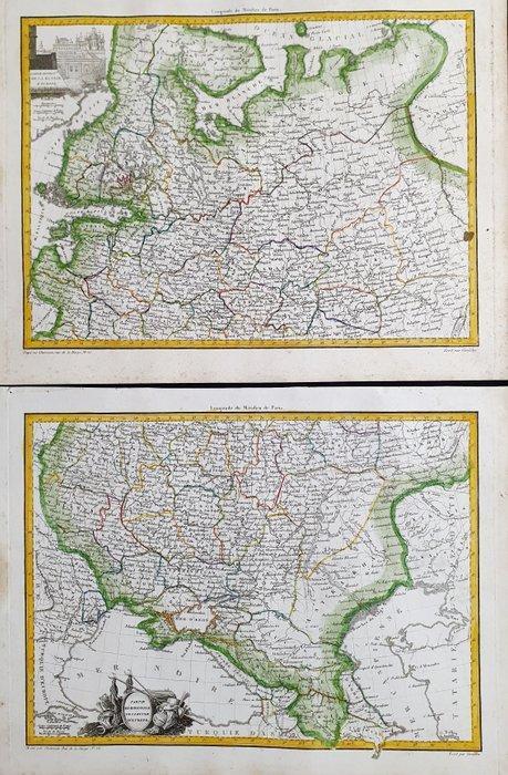 Europa - [LOT van 2] - Rusland / Moskou / Sint-Petersburg;, Boeken, Atlassen en Landkaarten