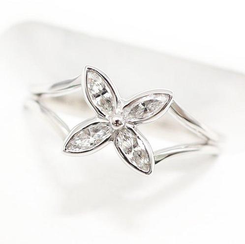 Tiffany & Co. - Bague - Victoria Diamonds Ring Platine, Handtassen en Accessoires, Ringen