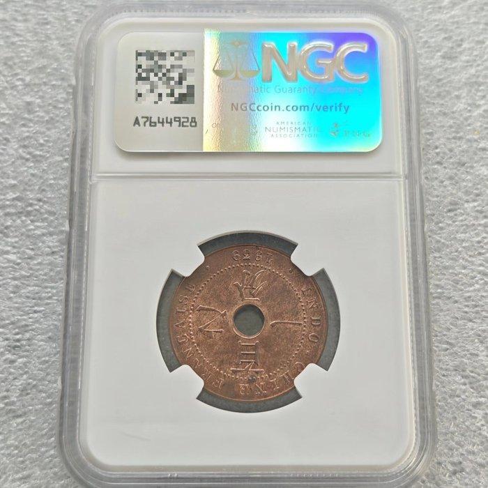 Frans Indochina. 1/2 Cent 1939 MS 63 RB (Zonder, Postzegels en Munten, Munten | Europa | Euromunten