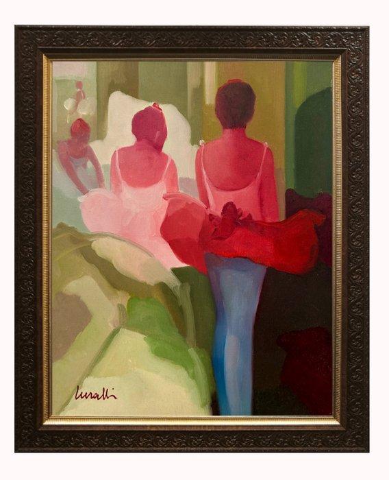 Franco Curatti (1928-2012) - Le ballerine, Antiek en Kunst, Kunst | Schilderijen | Klassiek