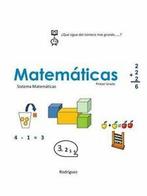 Matematicas Para Primer Grado: Sistema Educativo.by, Rodriguez, Gerardo, Verzenden