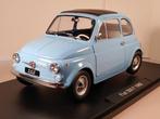 KK-Scale 1:12 - Berline miniature - Fiat 500 Lichtblauw 1968, Nieuw