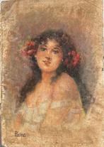 Luigi Pastega (1858-1927), Attr. a - Ritratto di Fanciulla, Antiek en Kunst, Kunst | Schilderijen | Klassiek