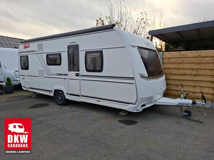 FENDT Bianco Activ 560 SKM, Caravans en Kamperen, Caravans, Airco, Douche, Gascomfoor, Hordeur, Kachel, Koelkast, Luifel, Mover