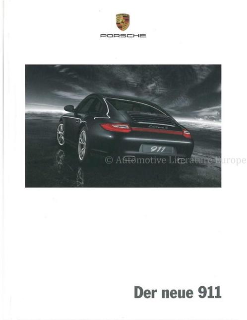 2008 PORSCHE 911 CARRERA HARDCOVER BROCHURE DUITS, Livres, Autos | Brochures & Magazines, Enlèvement ou Envoi