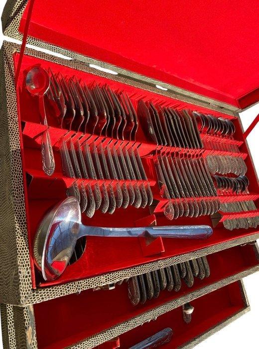 Martex Guimarães - Bestekset voor 12 personen (123) - Inox, Antiek en Kunst, Antiek | Meubels | Tafels
