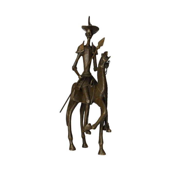 sculptuur, Don Quichot - 43 cm - Brons, Antiek en Kunst, Kunst | Designobjecten