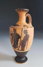 zolder Zwarte-figuratieve cilindrische lekythoi van de Haan