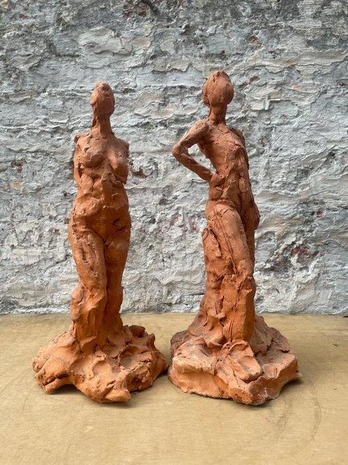 matthias - Two standing nudes, Antiek en Kunst, Kunst | Schilderijen | Modern