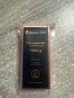 1 kilogramme - Cuivre .999 - Heimerle+meule - Scellé & avec, Postzegels en Munten, Edelmetalen en Baren
