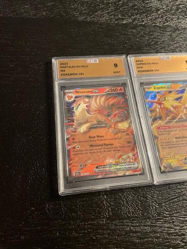 Pokémon - 2 Graded card - KANGASKHAN EX FULL ART & KANGASKHAN EX HOLO -  POKEMON 151 - UCG 9 - Catawiki