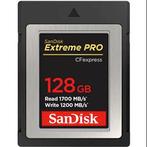 SanDisk 128GB Extreme Pro CFexpress Card Type B, Comme neuf, Ophalen of Verzenden