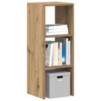 vidaXL Boekenkast stapelbaar 30x30x80 cm bewerkt hout, Huis en Inrichting, Verzenden, Nieuw