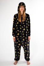 Onesie Maan Zon Sterren Pak L-XL Maantjespak Kostuum Zwart H, Ophalen of Verzenden