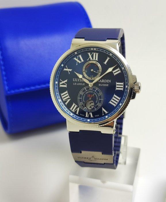 Ulysse Nardin - Marine Chronometer “Blue Dial” - Ref. 263-67, Handtassen en Accessoires, Horloges | Heren