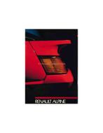 1988 ALPINE V6 TURBO BROCHURE FRANS, Nieuw