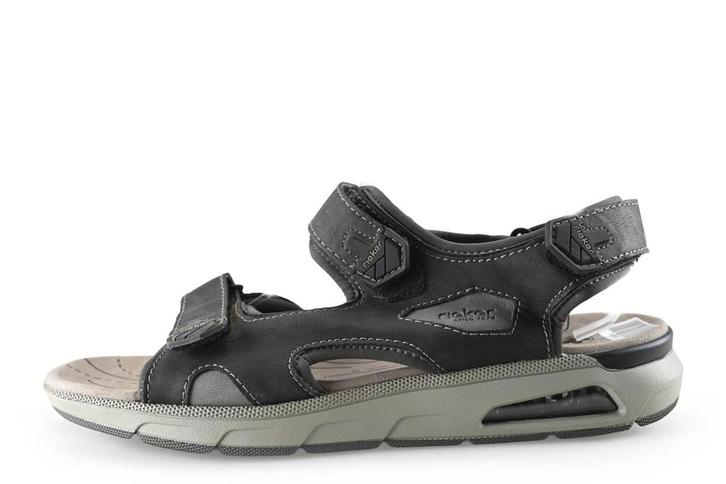 Rieker Sandalen in maat 44 Zwart, Kleding | Heren, Schoenen, Zwart, Zo goed als nieuw, Sandalen, Verzenden