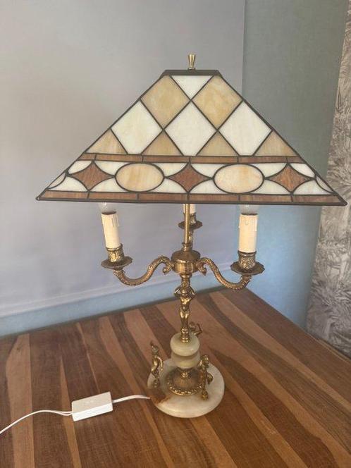 Lamp - Lood, Messing, Steen, Antiek en Kunst, Curiosa en Brocante