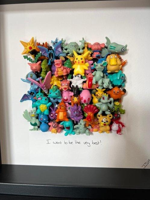 ISV Art - Framed Art - Pokémon - I want to be the very best!, Antiek en Kunst, Kunst | Schilderijen | Modern