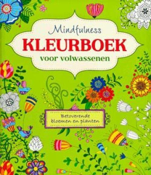 Mindfulness Kleurboek voor volwassenen Betoverende Bloemen, Livres, Livres Autre, Envoi