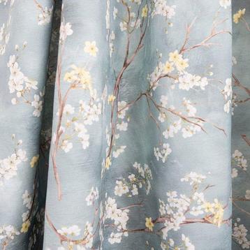 Stof - Delicate Perzikbloemen - 270 x 280 - 100% katoen -