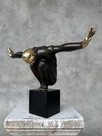sculptuur, NO RESERVE PRICE - Bronze Statue of an Olympic