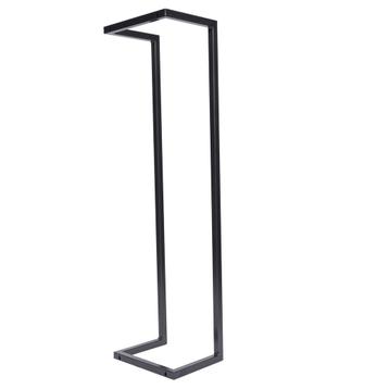 BWS Handdoekenrek Industrieel | 95x25x20cm | Staal Gunmetal, Ophalen of Verzenden, Bad