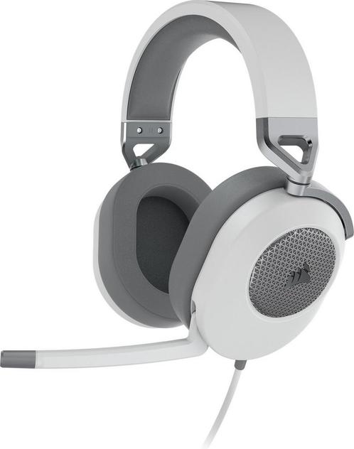 SHOWMODEL Gaming Headset - Wit - PC & Mac Corsair HS65 Su..., Audio, Tv en Foto, Hoofdtelefoons, Nieuw, Verzenden