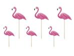 Flamingo Prikkers 23,5cm 6st, Nieuw, Verzenden