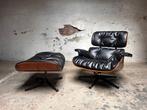 Vitra - Charles & Ray Eames - Loungestoel met voetenbank (2), Antiek en Kunst