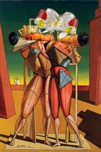 Alessandro Piano - Alter Ego De Chirico - PRINT on PET -, Antiek en Kunst, Kunst | Schilderijen | Modern