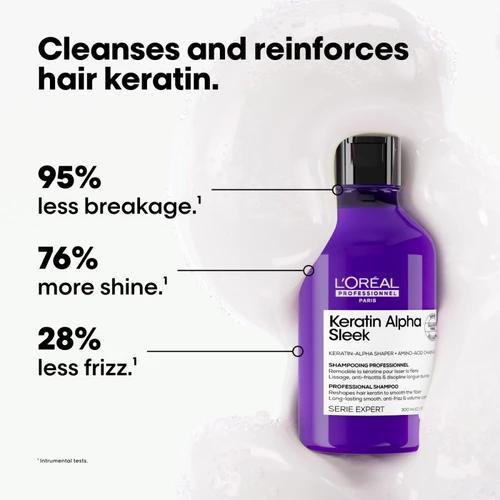 L'Oréal Professionnel SE Keratin Alpha Sleek Shampoo, Handtassen en Accessoires, Uiterlijk | Haarverzorging, Shampoo of Conditioner