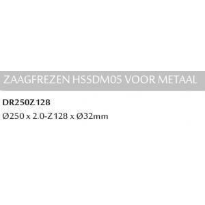 Drelux dr250z128 zaagfrees hssdm05 voor metaal Ø250 - z128, Bricolage & Construction, Outillage | Fraiseuses