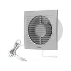 Europlast badkamerventilator Ø 150 mm Zilver | Trekkoord en, Verzenden, Nieuw