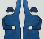 Jean-Michel Folon (1934-2005) - Homme et son double