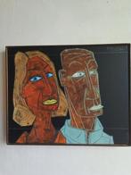 Peter Krusche - Sie gehören zusammen, Antiquités & Art, Art | Peinture | Moderne