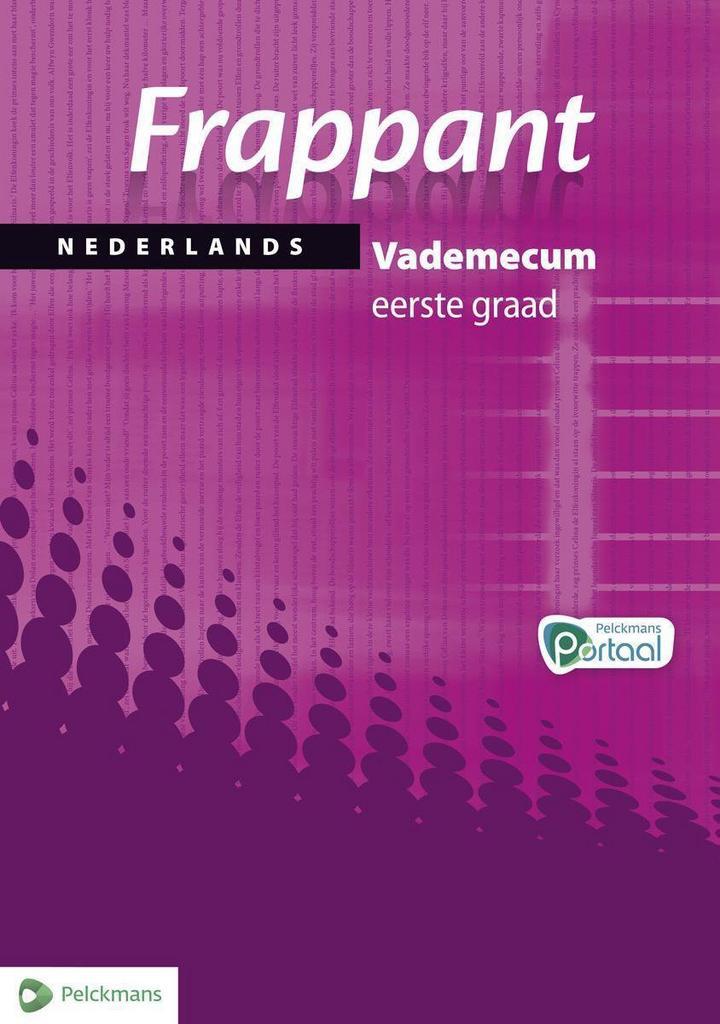 Frappant Nederlands Vademecum Eerste graad (incl. Pelckmans, Livres, Livres scolaires, Envoi